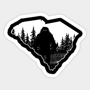 South Carolina Bigfoot Sticker